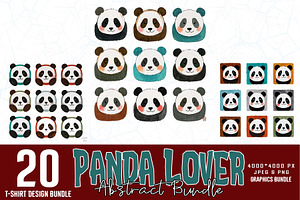 Panda Lover Retro Collage Bundle, an Object Illustration by Sofia's Fashion