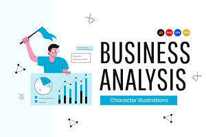Business Analysis Illustration, a Finance Illustration by Loin Studio