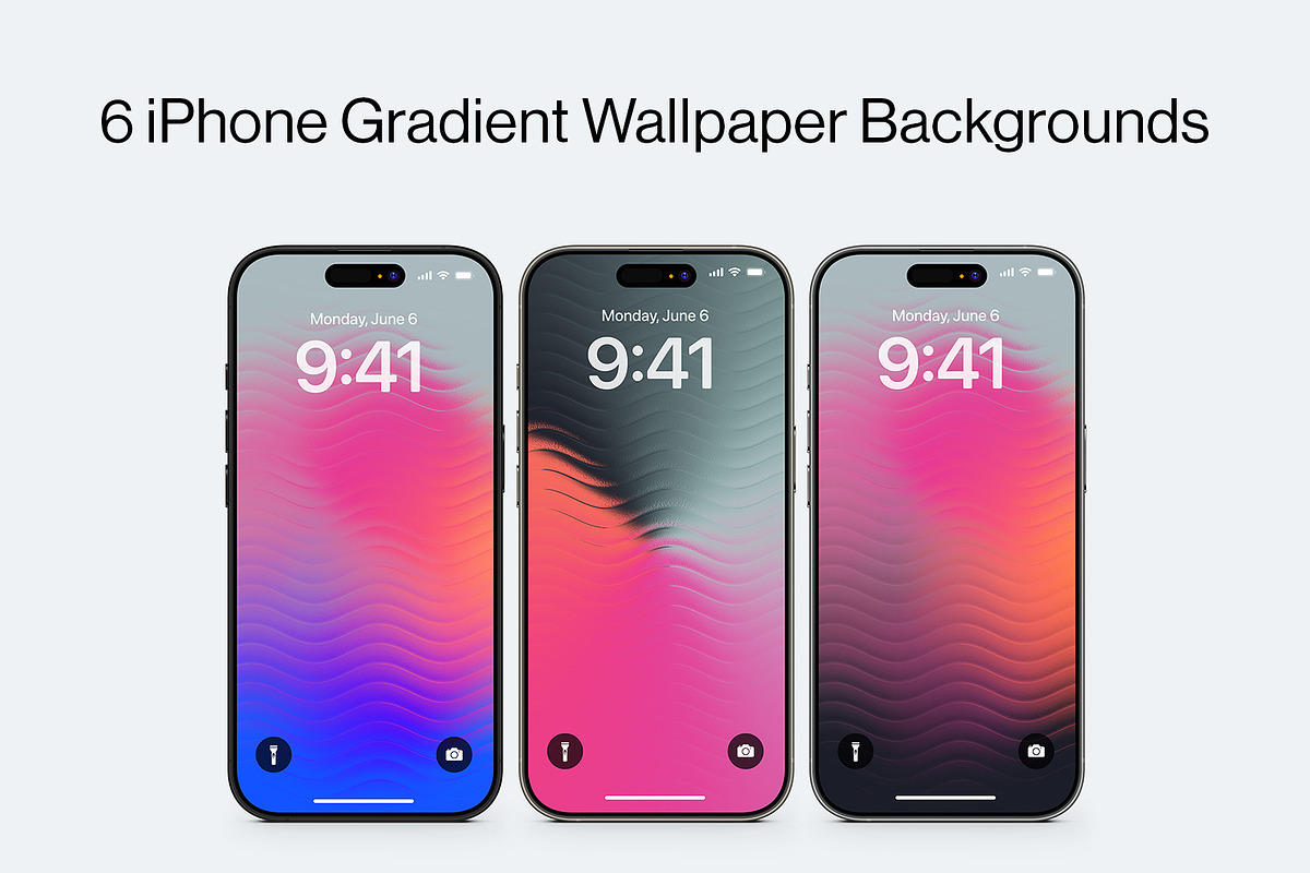 6-Pack Phone Wallpaper Bundle, a Graphic by Chromaform Studio (Photo 2 of 9)