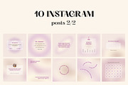 Canva Purple Beige Dreams Instagram, a Social Media Template by Alice Store (Thumbnail 4 of 8)