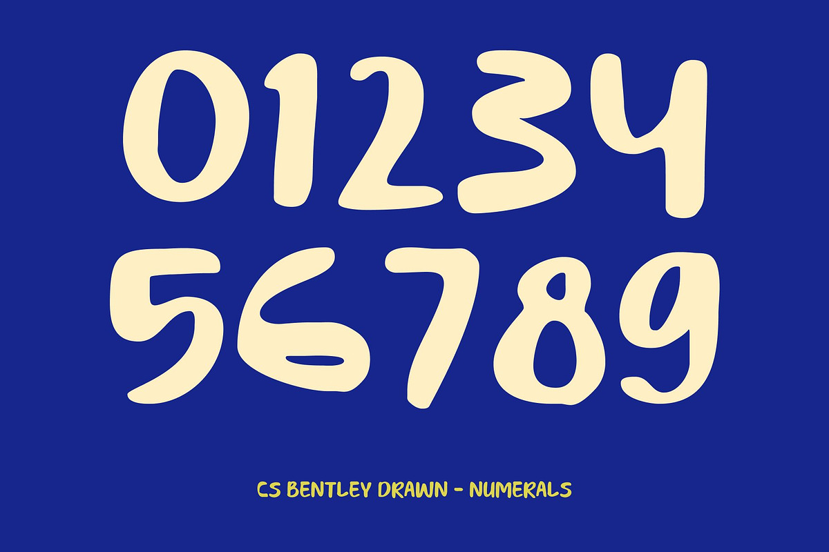 CS Bentley Drawn, a Sans Serif Font by Craft Supply Co. (Photo 5 of 8)