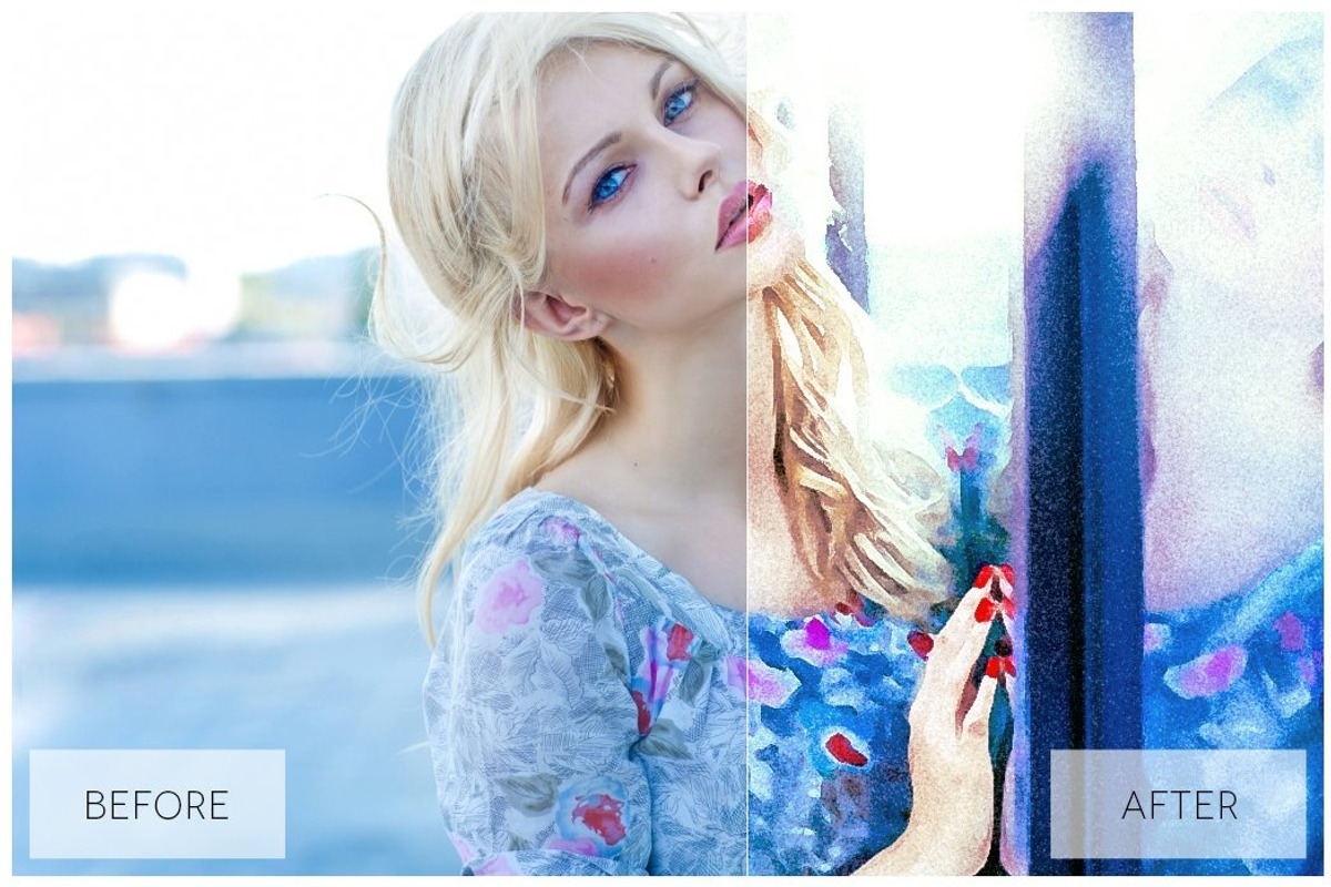 Lovely Watercolor Effect Actions, an Action Add-On by JasGraphicTools (Photo 31 of 36)