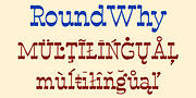 RoundWhy, a Font by Ingrimayne Type (Thumbnail 6 of 6)