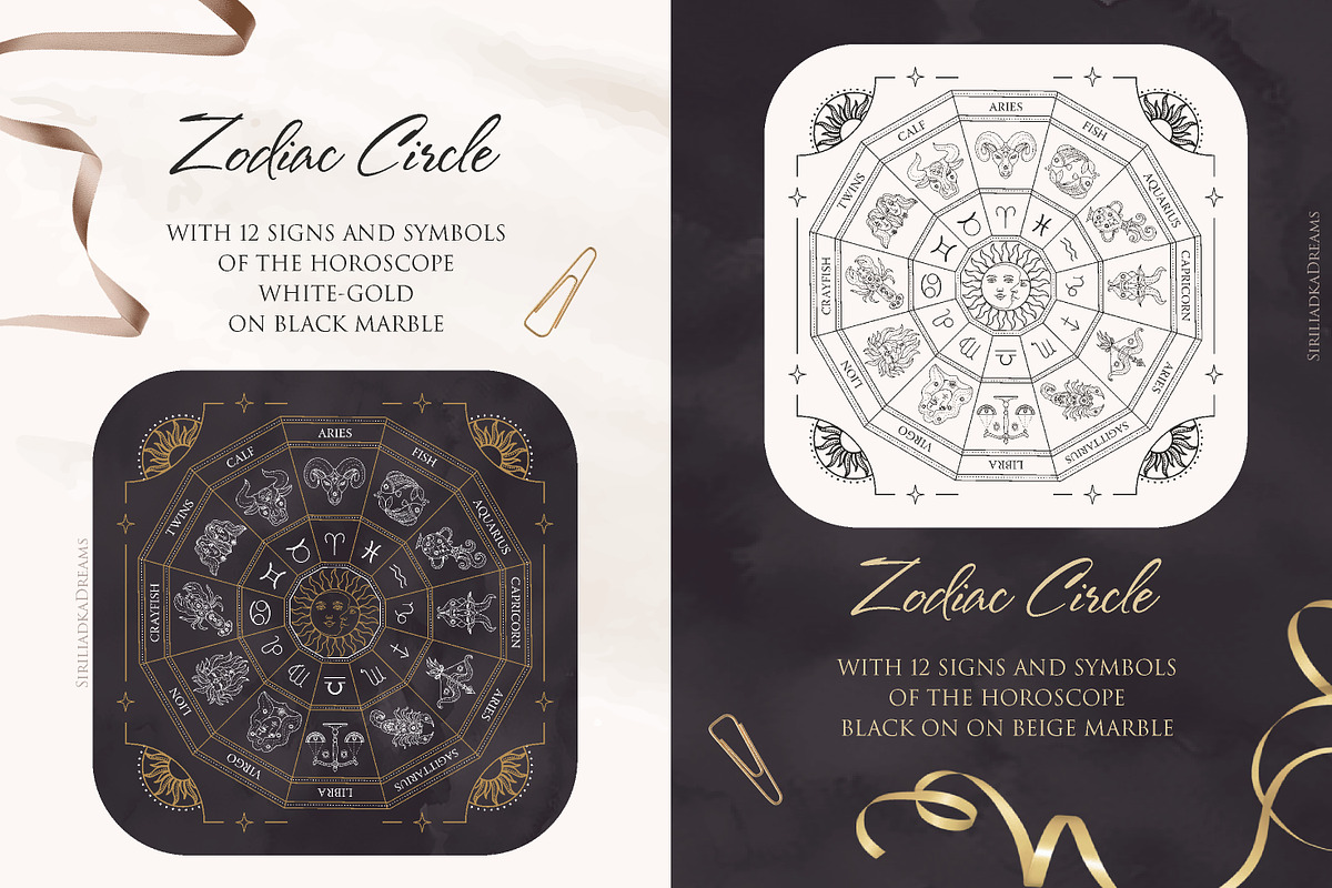 Zodiac Signs | Horoscope Symbols, an Illustration by Siriliadka Dreams (Photo 2 of 12)