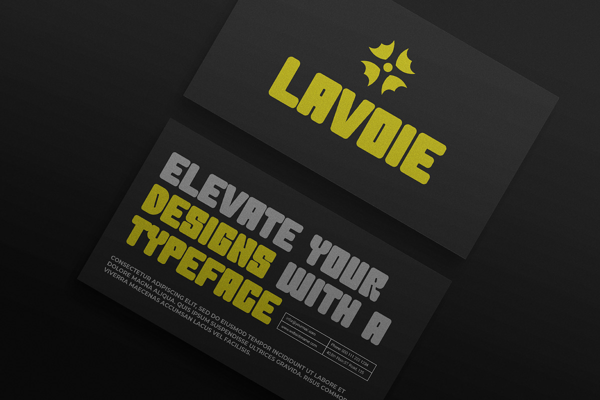 Ranco - Bold Display Font, a Sans Serif Font by Salamahtype (Photo 6 of 8)