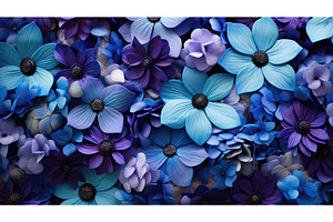 lavender blue and purple flowers ai, a Nature Photo by pikepicture