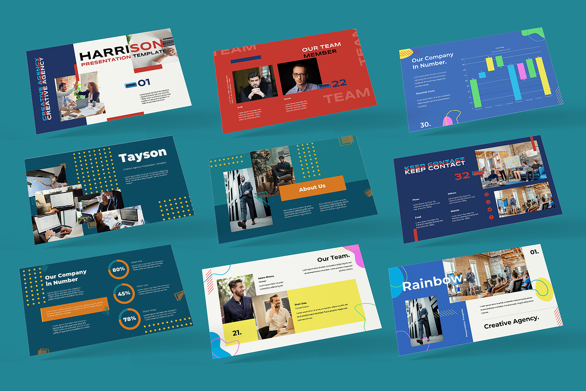 Creative Agency Bundle Templates, a Presentation Template by deTheme (Photo 3 of 13)