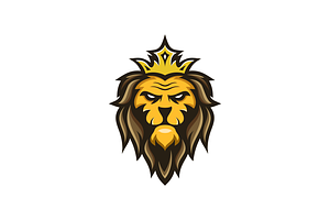 Lion Mascot Logo Design Vector, a Branding & Logo Template by majesticlogo