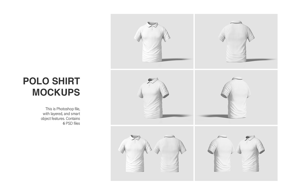 High Quality Polo Shirt Mockup, a Shirt Mockup by graphiccrew (Photo 8 of 13)