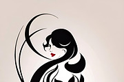 Elegant Art Deco Women Silhouettes, an Illustration by ETARA by Mea Hau (Thumbnail 2 of 3)