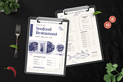 Seafood Restaurant Menu, a Print Template by Annora Studio (Thumbnail 4 of 4)