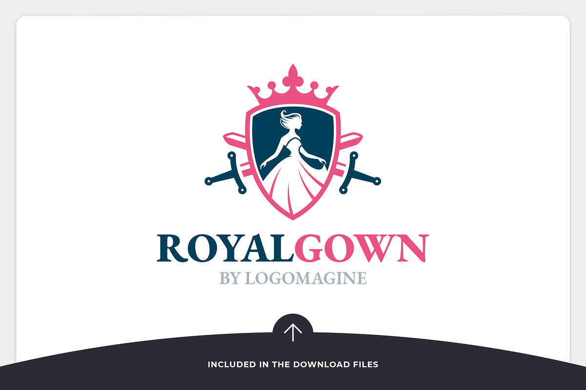 Royal Gown Logo Template, a Branding & Logo Template by LOGOMAGINE (Photo 6 of 16)
