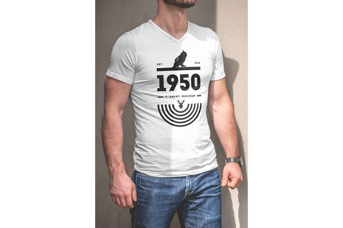 T-Shirt Mockup, a Shirt Mockup by DesignRushMarket (Photo 5 of 11)