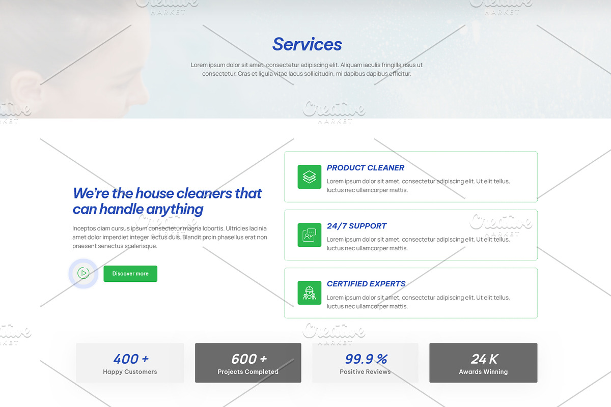 Limousine & Window Cleaning Service, a WordPress Template by HasnainDEV (Photo 3 of 6)