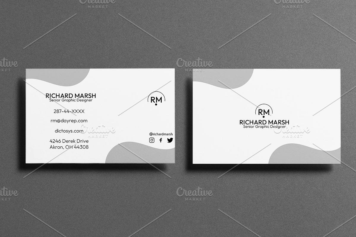 Minimal Business Card, a Business Card Template by Hzai-Designs (95)