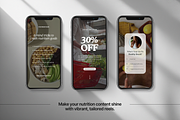 100 Nutrition Coach Instagram Reels, a Social Media Template by DigiPax (Thumbnail 4 of 10)