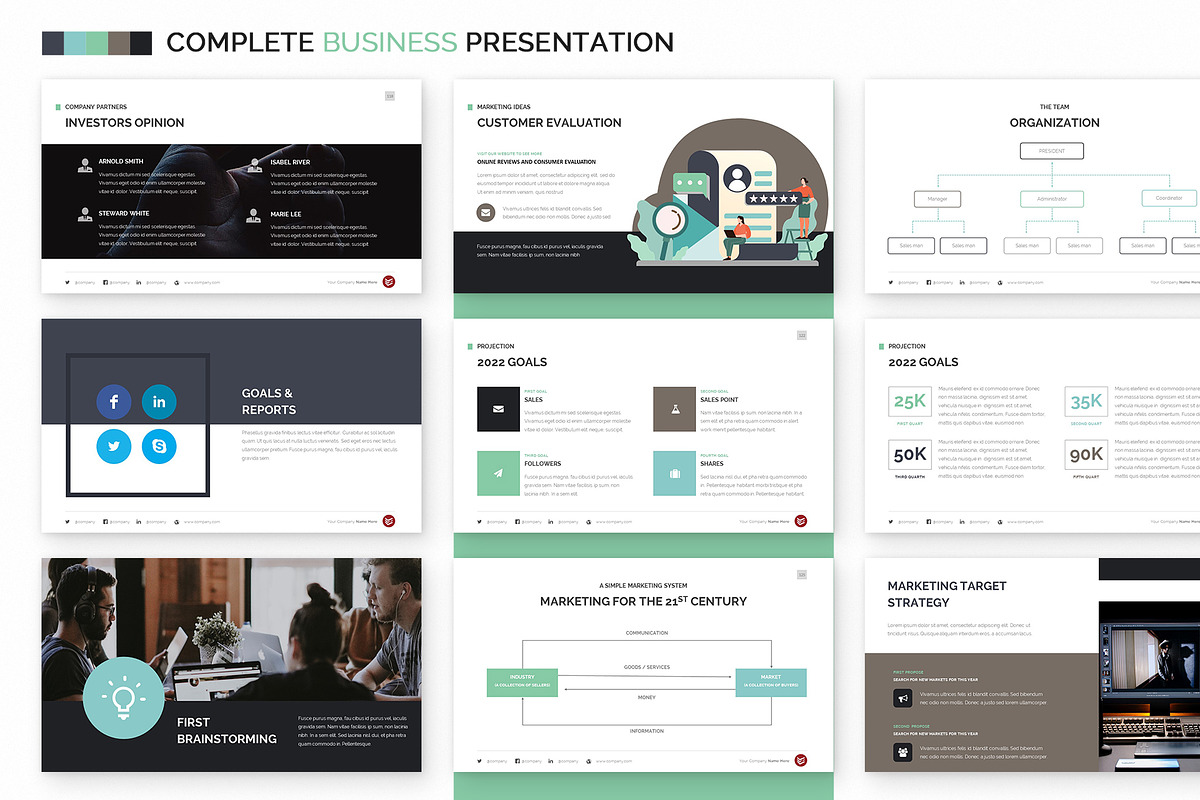 Complete Business Powerpoint Templat, a Presentation Template by Zacomic Studios (Photo 23 of 32)