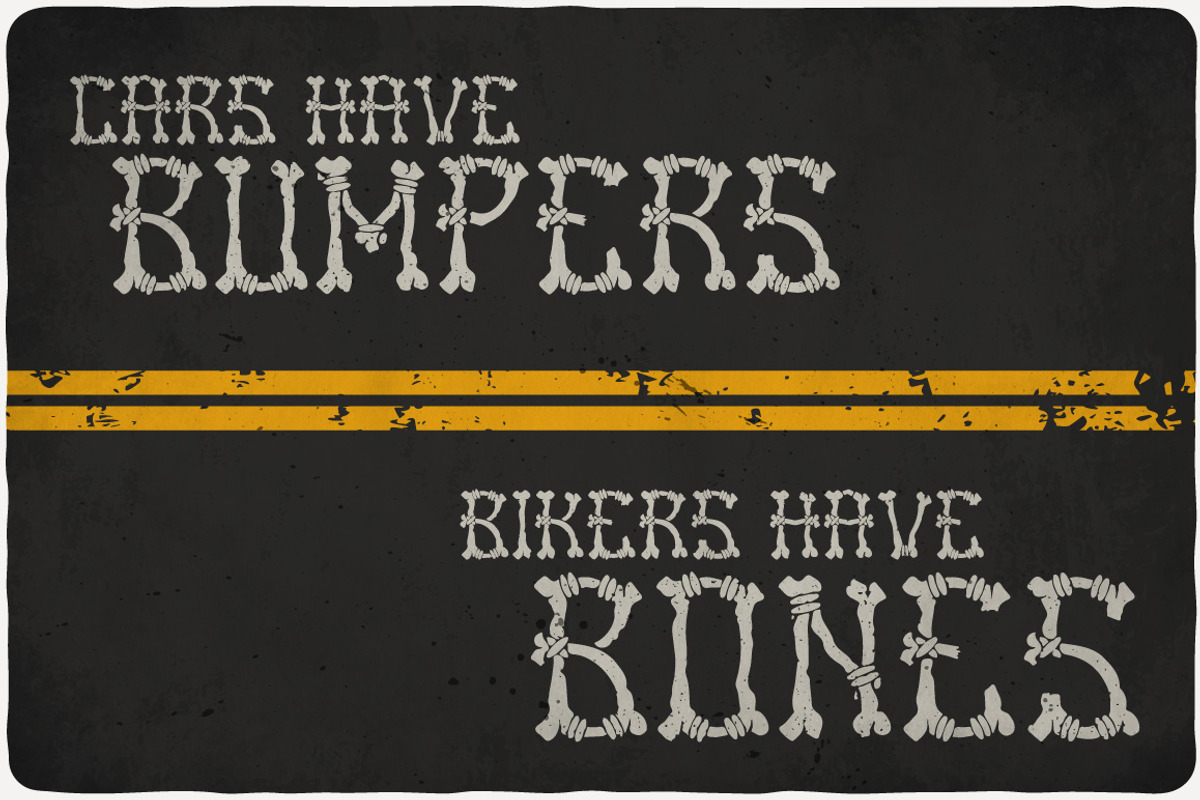 Bones Typeface preview 5