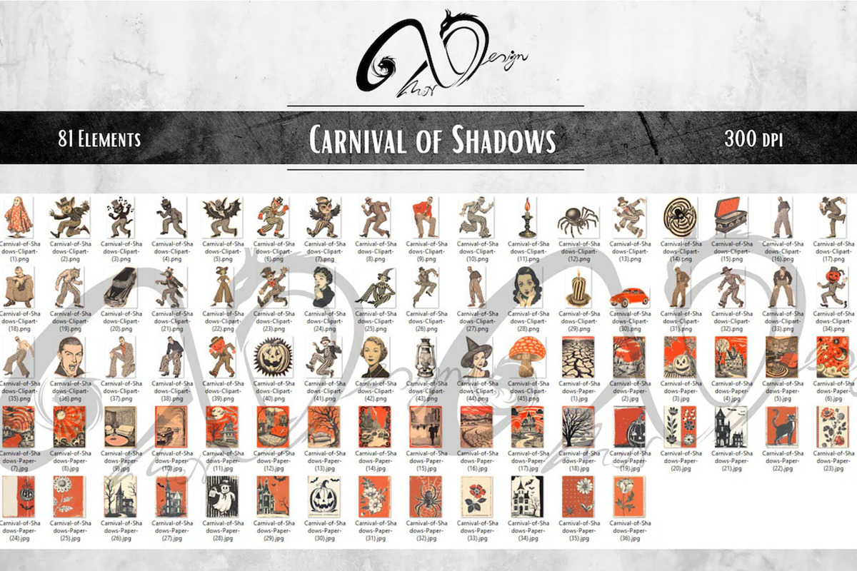 Carnival of Shadows: A Spooky 1950s, a Person Illustration by NiiiNArt (Photo 6 of 6)