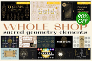 SALE! Whole Shop. Sacred Bundle 90%, an Animal Illustration by Aleksandra Slowik (Thumbnail 1 of 14)