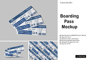 Boarding Pass Mockup, a Product Mockup by lamorastudio (Thumbnail 1 of 13)