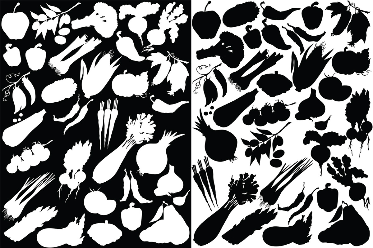 Vector vegetables, an Illustration by risovanya (Photo 3 of 4)