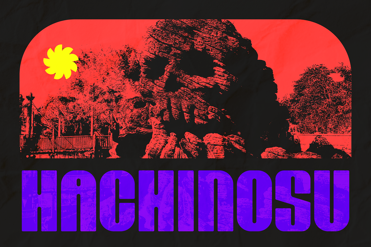 HACHINOSU - Bold Display Font, a Sans Serif Font by aditvest (Photo 1 of 6)