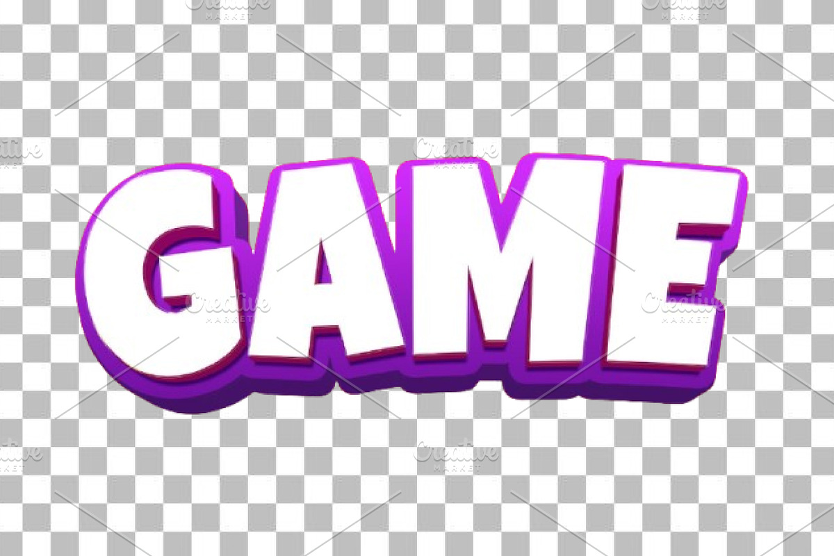 Game Editable Text Effect PSD, a Layer Style Add-On by TrueVector (Photo 2 of 2)