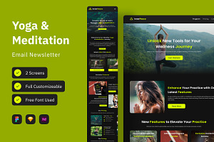 InnerPeace - Yoga & Meditation Email, an Email Template by productype1