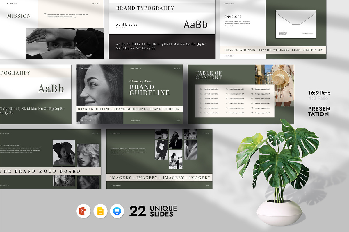 Brand Guidelines Presentation, a Presentation Template by Dream-Lab (Photo 1 of 5)
