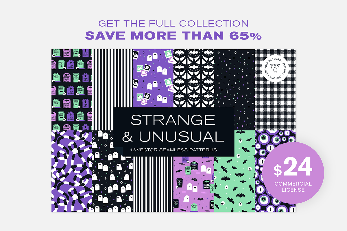 Black and White Curvy Lines Pattern, a Pattern Graphic by Rxmi Studio (Photo 3 of 3)