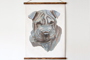 Hunter Dogs Watercolor Set 2, an Animal Illustration by Malena (Thumbnail 4 of 4)