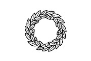 Leaf Laurel Wreath Frame Bundle, an Illustration by Gaye Art (Thumbnail 50 of 51)