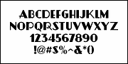 Theatrical Deco, a Font by Jeff Levine Fonts (Thumbnail 3 of 5)