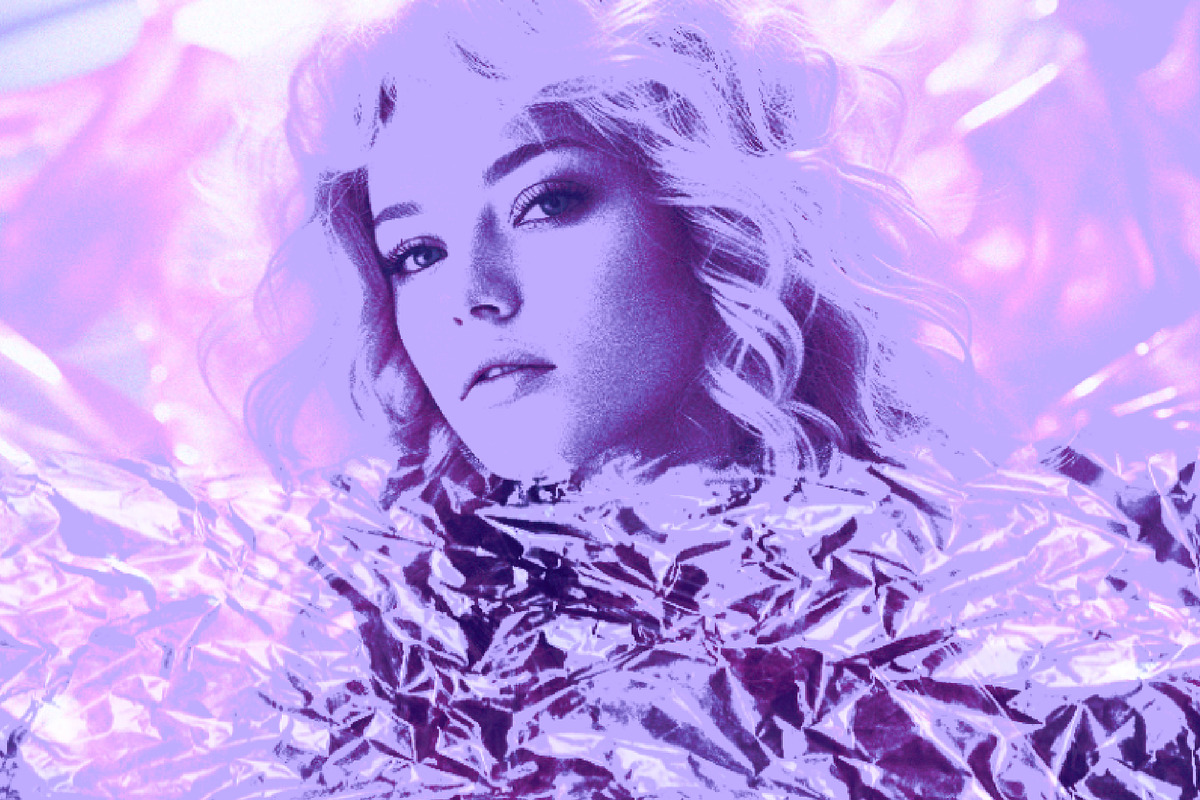 Iridescent Foil Texture Photo Effect, a Brushes & More by studiogstock (Photo 1 of 2)