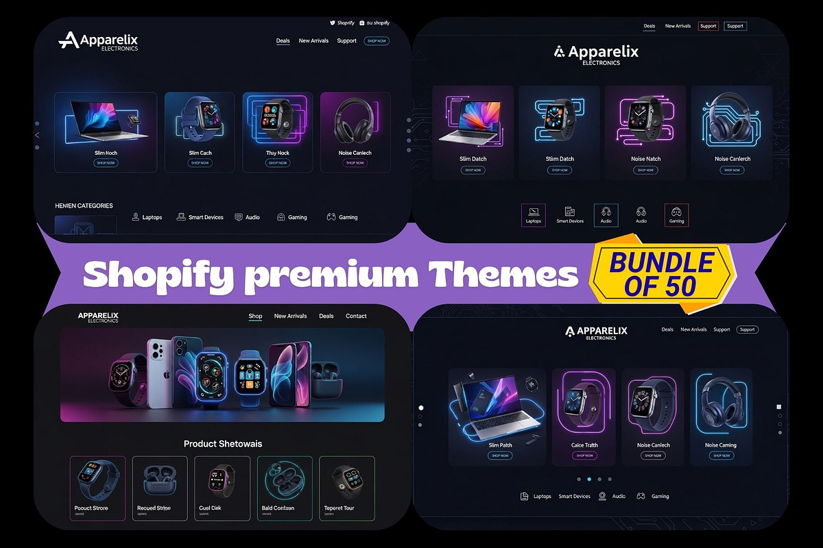 Shopify Premium 50 Themes Bundle, a Shopify Template by Aban's World (Photo 15 of 60)
