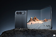 iPhone Duo Foldable Mockup, an iPhone Mockup by Claymoon Lab (Thumbnail 3 of 4)