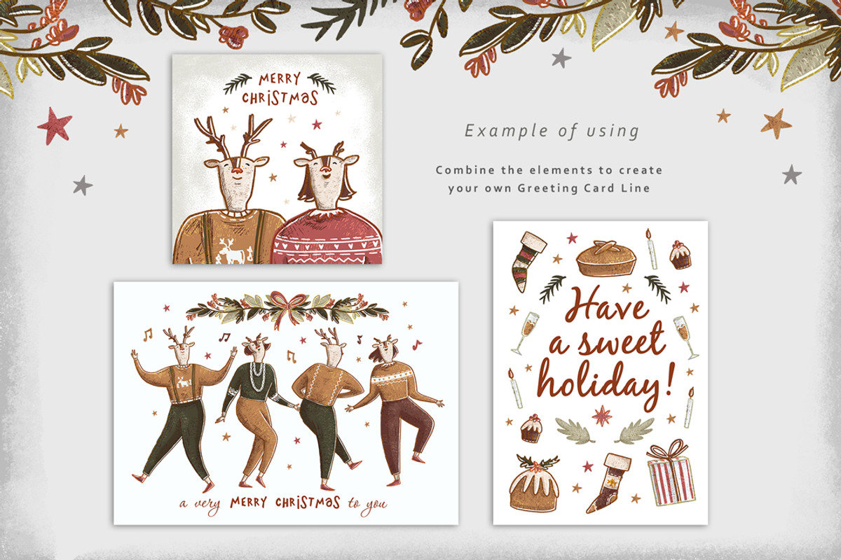 Christmas together, an Animal Illustration by Yeticrab (Photo 2 of 13)