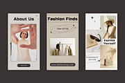 Fashion - Social media pack | Canva, a Social Media Template by Tati_Kli (Thumbnail 2 of 9)