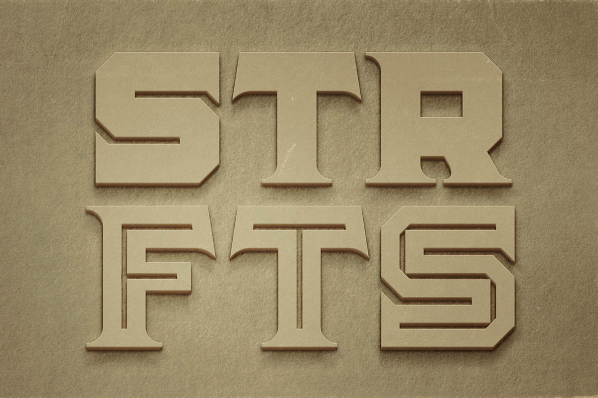 Strife - Display Font preview 5