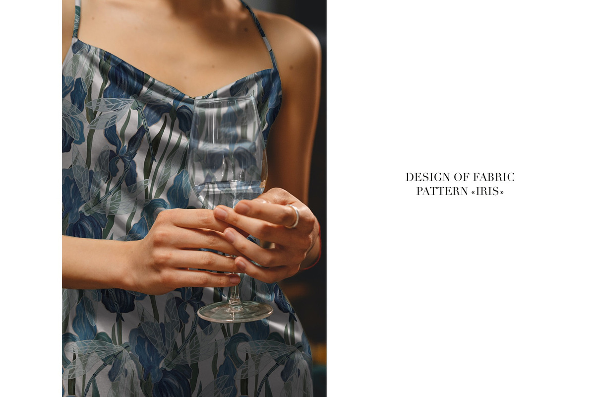 Pattern IRIS, an Illustration by PASHKOVA (Photo 9 of 17)