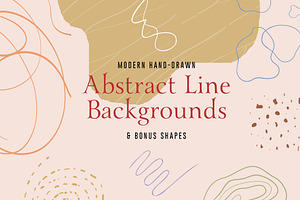 Abstract Line Backgrounds & Elements