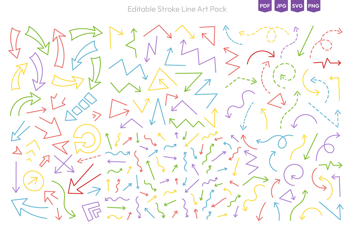 Vector Arrows Collection, an Object Graphic by Ilia Design (Photo 4 of 9)