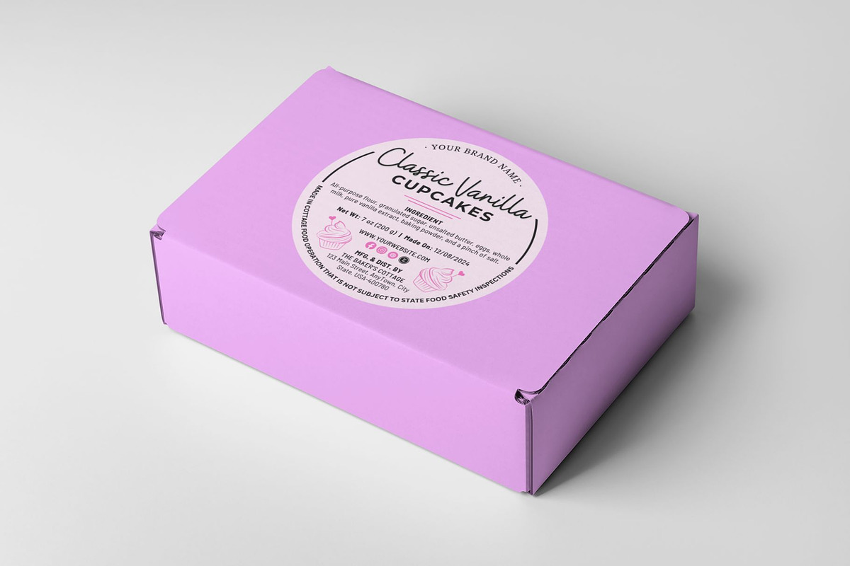 Cottage Food Label, Home Baked Label, a Stationery Template by Coral Beauty (Photo 5 of 5)