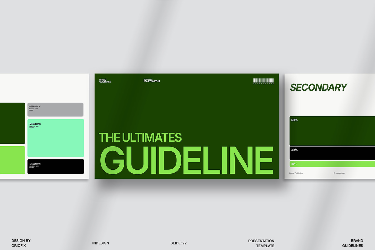 Brand Guidelines Presentation, a Presentation Template by Oriofix (Photo 4 of 10)