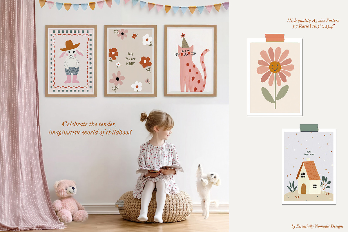 100 Nursery Prints - Made for Minis, a Background Graphic by Essentially Nomadic (Photo 6 of 12)