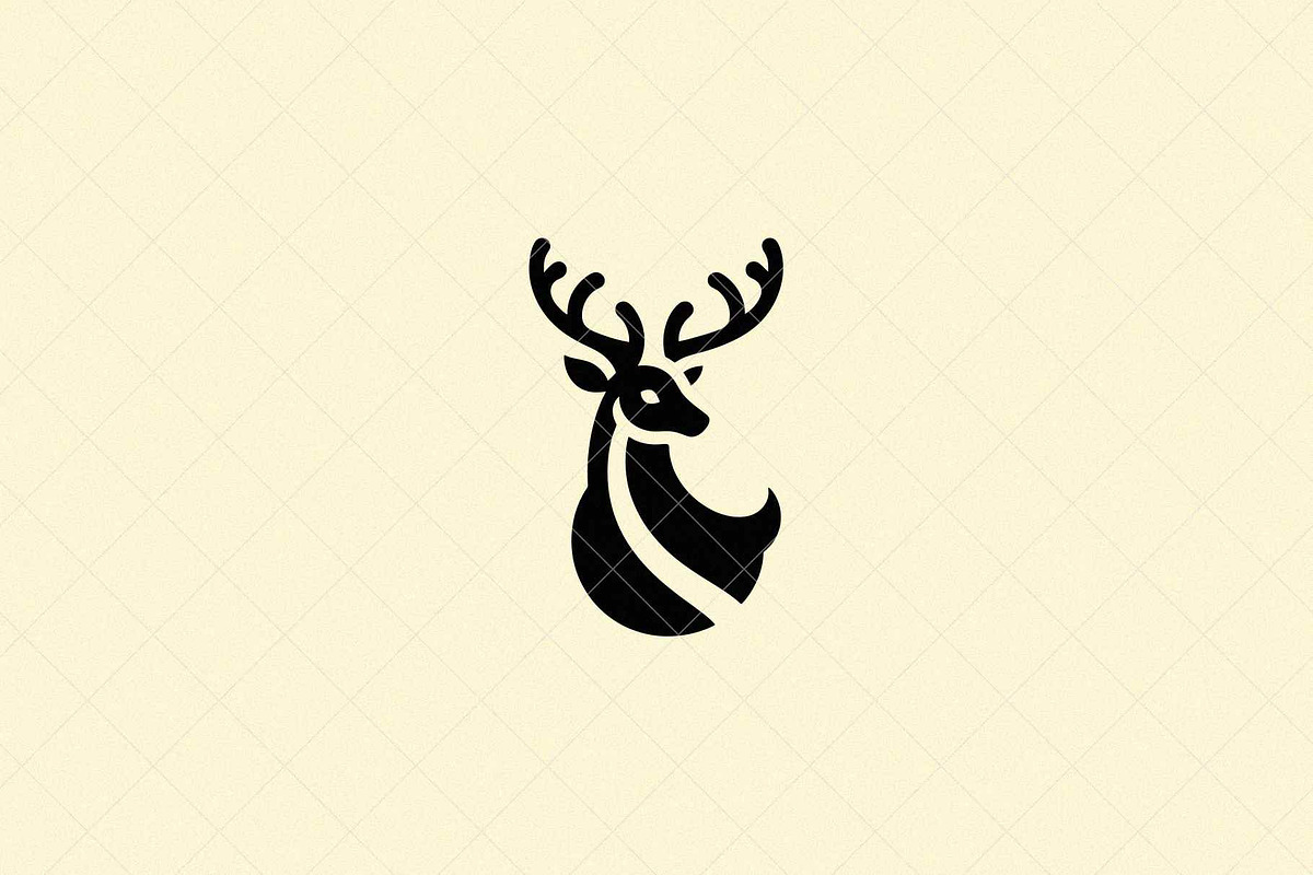 Minimalist Deer Emblem Wildlife, an Animal Illustration by Vectorium Studio (Photo 1 of 4)
