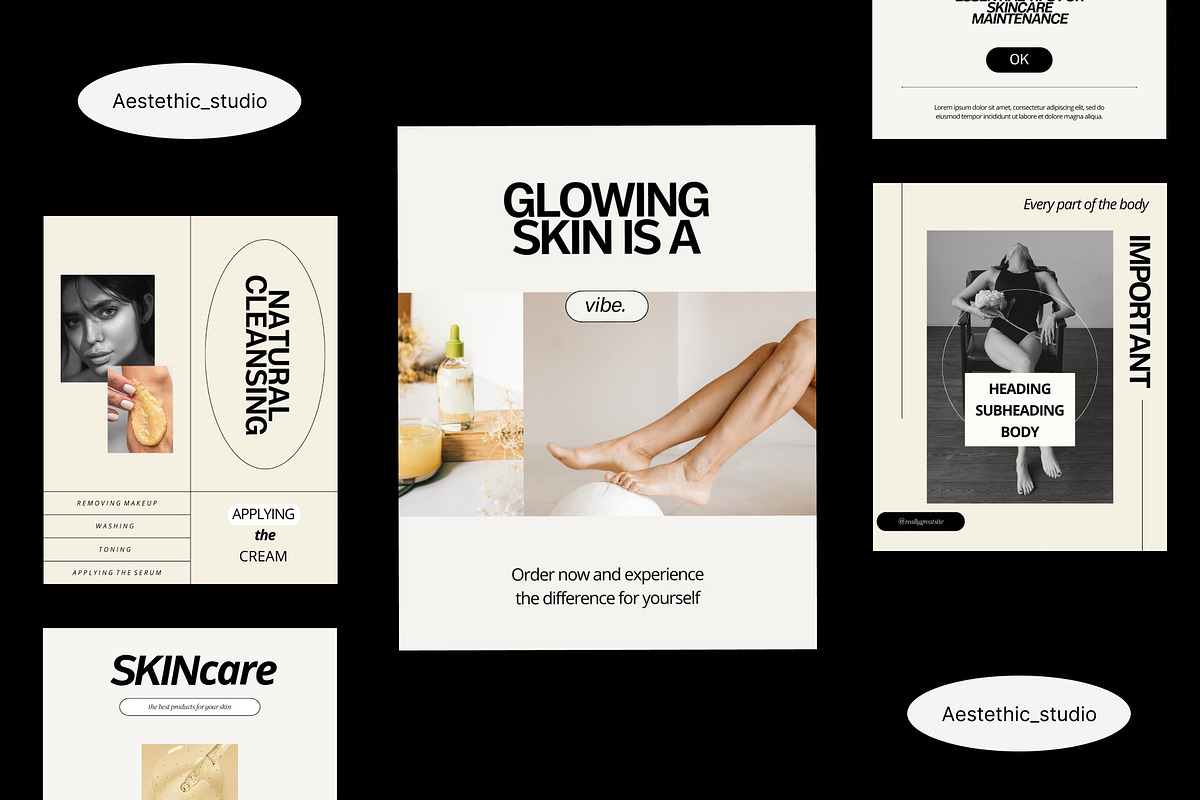 NICOLE / Social Media Kit, a Social Media Template by GothicStudio (Photo 6 of 9)