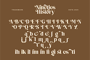 Nineties History - Retro Serif Font, a Serif Font by Keithzo (Thumbnail 7 of 8)