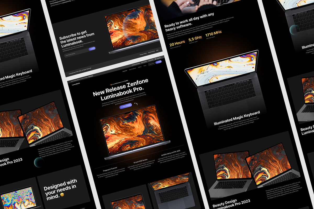 Tech Product Explainer Landing Page, a Landing Page Template by SLAB ...